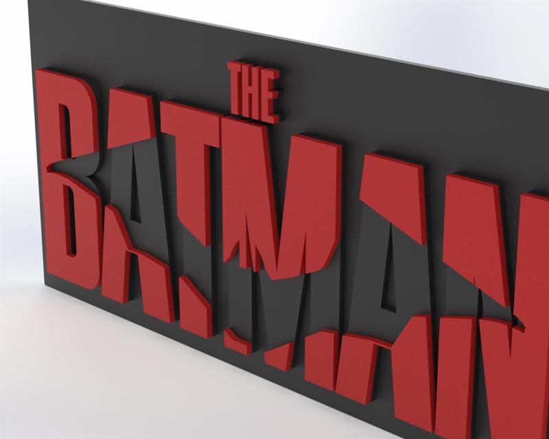 The Batman Wall Plate Sign (<2 Hr. Print)