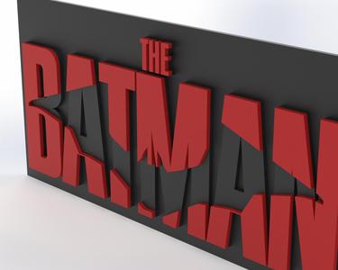 The Batman Wall Plate Sign (<2 Hr. Print)