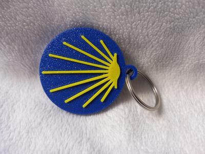 Santiago Way Keychain – Interlocking Shells