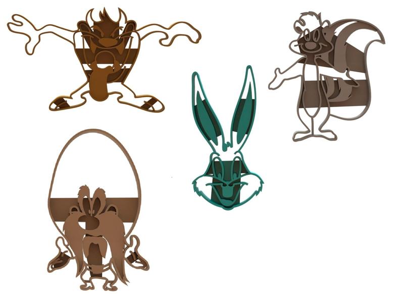 Looney tunes cookie cutters pack