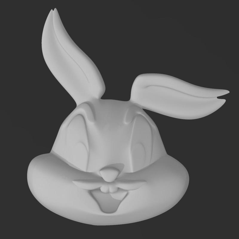 Buggs Bunny Head Bust Wall Art