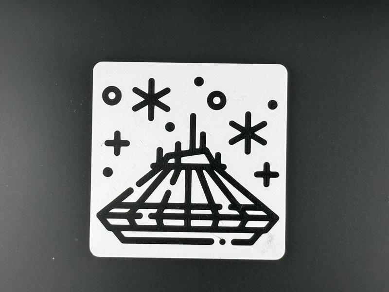 Disney World Coaster Magic Kingdom Space Mountain