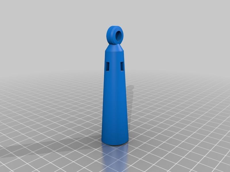 Round Tower Keychain