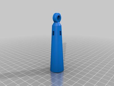 Round Tower Keychain