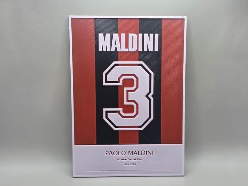 Paolo Maldini AC Milan - HueForge