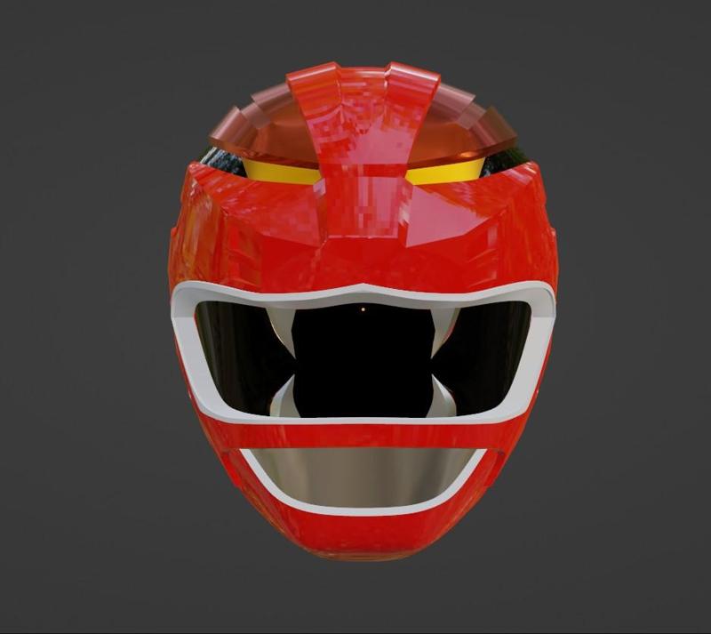 Power Rangers Wild Force Gaoranger helmet 3D print model