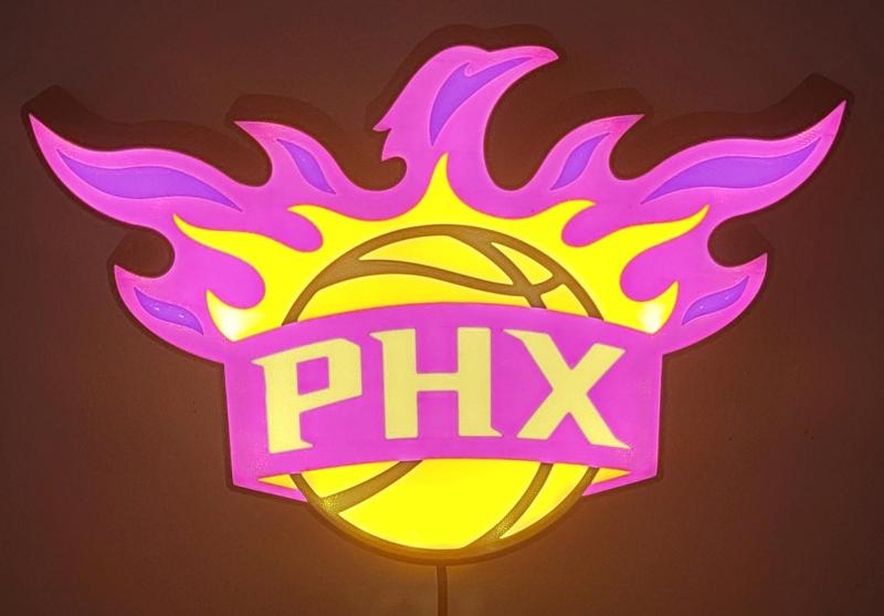 Phoenix Suns Logo LED Lightbox