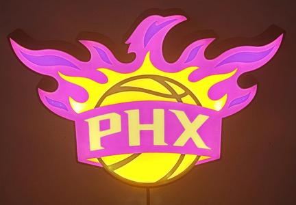 Phoenix Suns Logo LED Lightbox