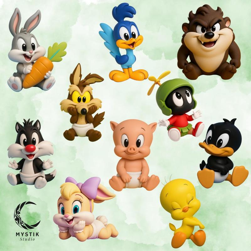 Baby Looney Tunes Collection (10 Figures) | 3D Printable Models