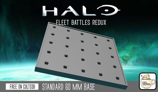 Halo Fleet Battles Compatible 60mm Standard Base Stand