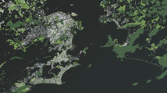 Rio de Janeiro, Brazil - city and mass buildings