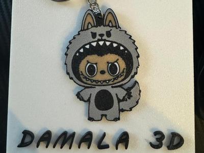 LABUBUU WOLF KEYCHAIN