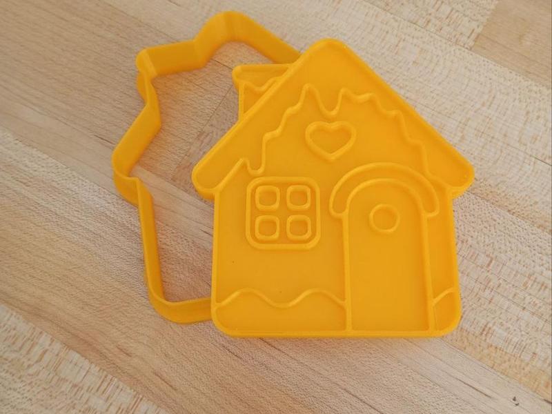 Gingerbread house cookie cutter e stampo