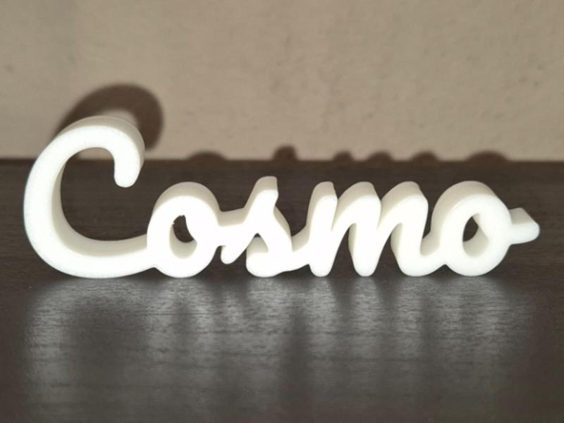 Cosmo Name Sign Display Decor
