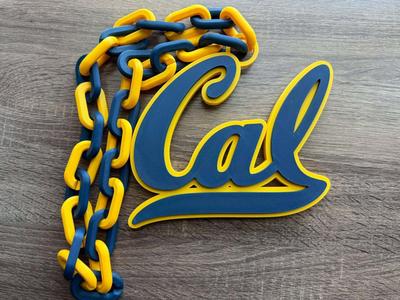 California Golden Bears Oversized Necklace Pendant