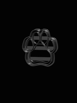 Paw Cookie Cutter - Cookie Cutter STL - Dog Paw Cookie Cutter - Kitchen