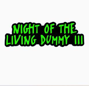 NIGHT OF THE LIVING DUMMY III (GOOSEBUMPS) Logo Display by MANIACMANCAVE3D