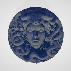 Medusa decorative plate - Medusa decorative plate
