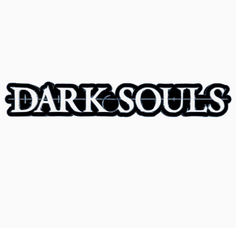 DARK SOULS Logo Display by MANIACMANCAVE3D