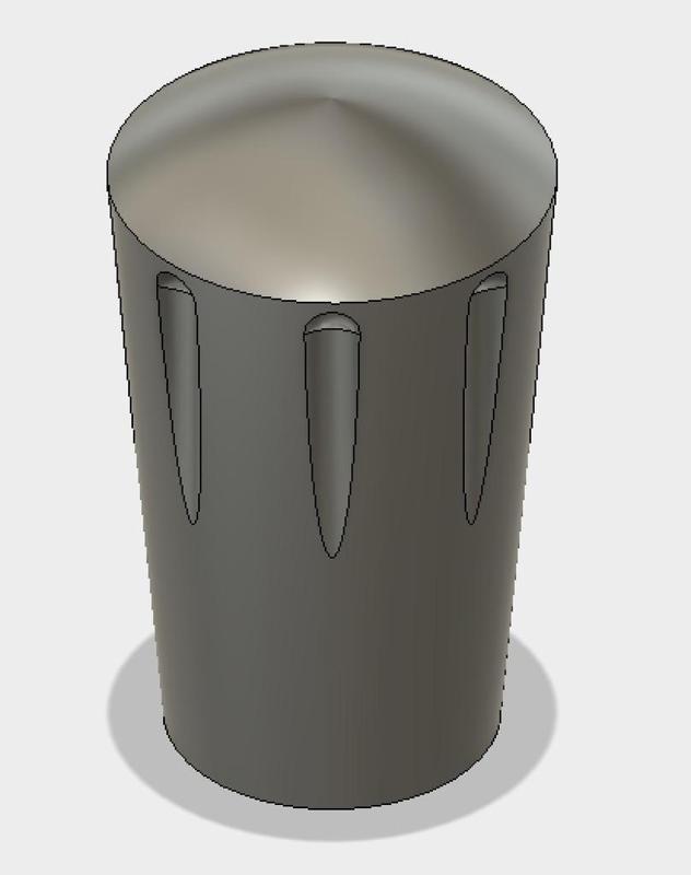 Ski walking pole tip