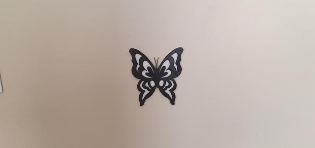 raised butterfly
