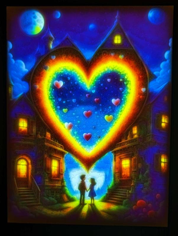 Lithophane Art "Friendship 4 Ever" 