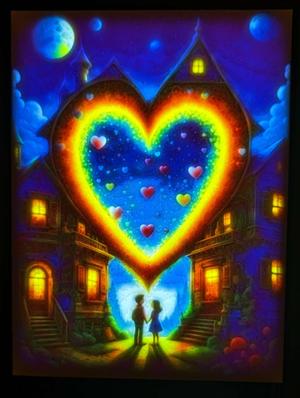 Lithophane Art "Friendship 4 Ever" 