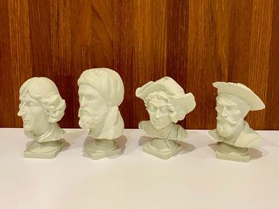 Busts of Four Geographic Pioneers