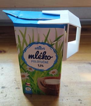 Milk box holder