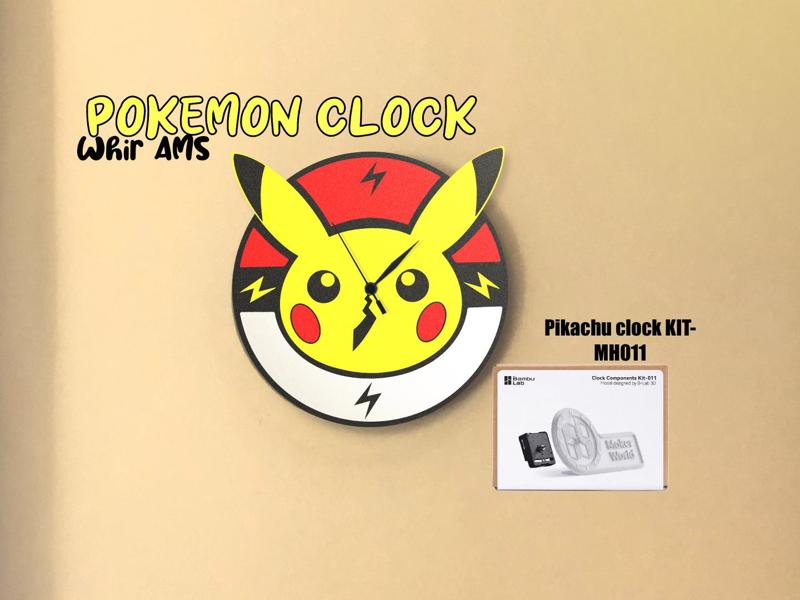 Pikachu CLOCK KIT-MH011 POKEMON