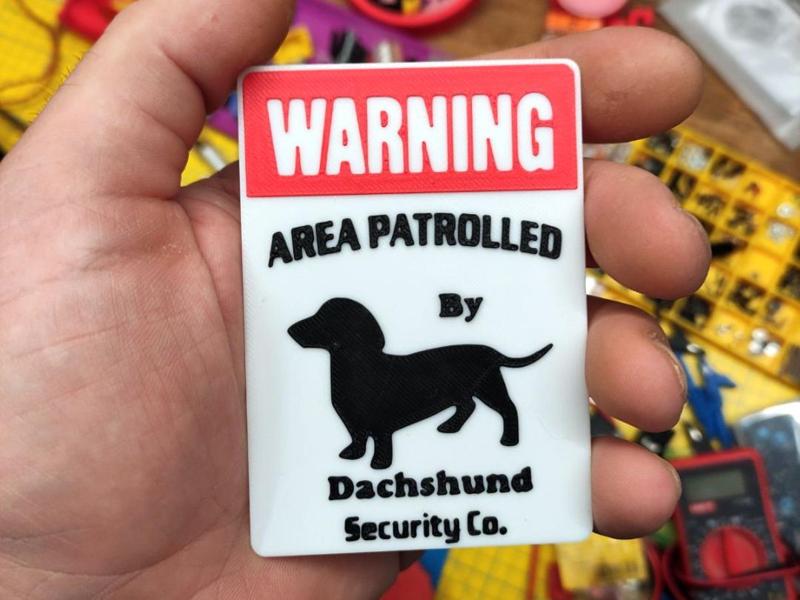 Area patroled by Dachshund security