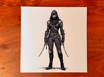 Veil of Steel - fantasy character poster