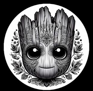 Groot Mandala Art2D