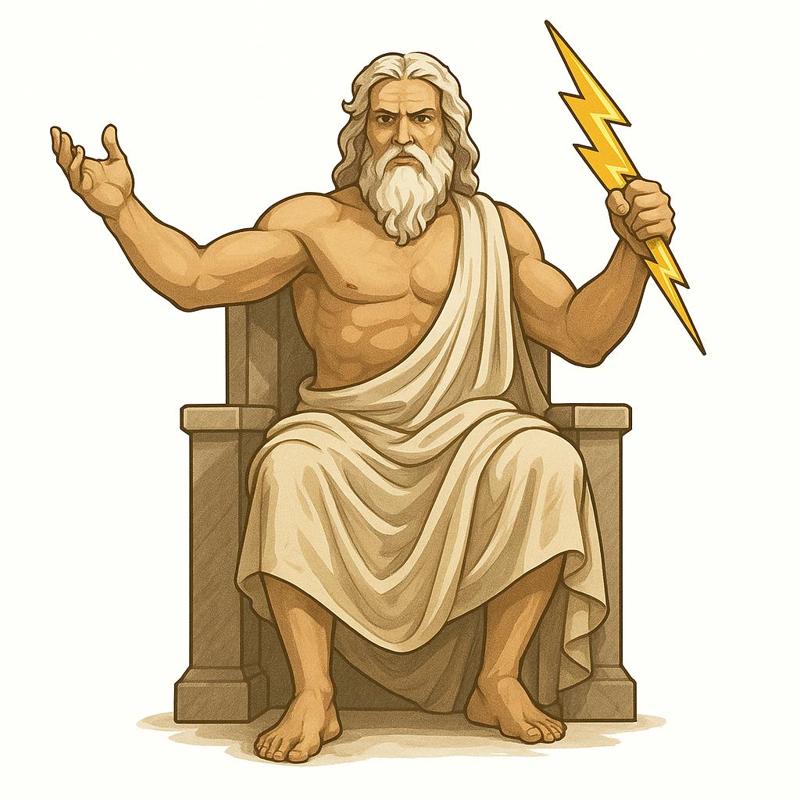 Gods of olympus Zeus