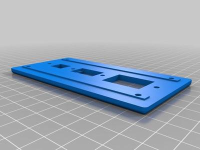 Ultimaker 2 Aluminum Extrusion 3D printer - Rear I/O Panel with USB ATX power socket and switch