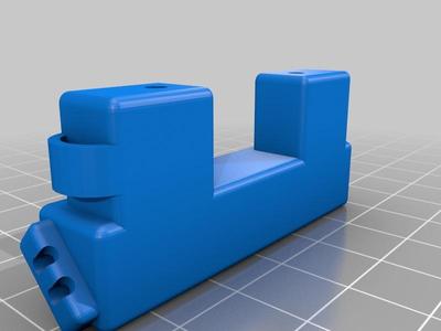 Extruder LED Strip Mount for Wanhao i3 Maker Select 2.1