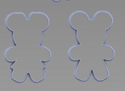micky and mimi ginger cookie cutters