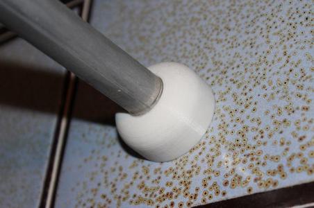 Shower curtain bar bracket