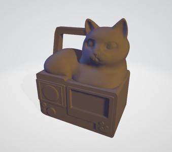 Miniature Radio Cat