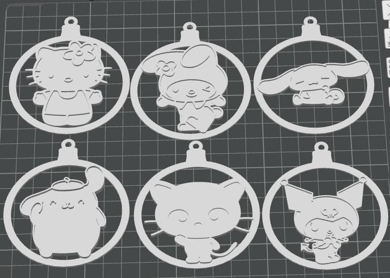 Sanrio Christmas ornament