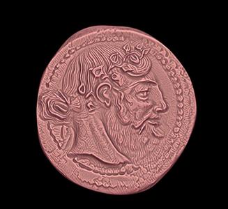 The Naxos Tetradrachm, 460 BC ancient coin for 3d printing