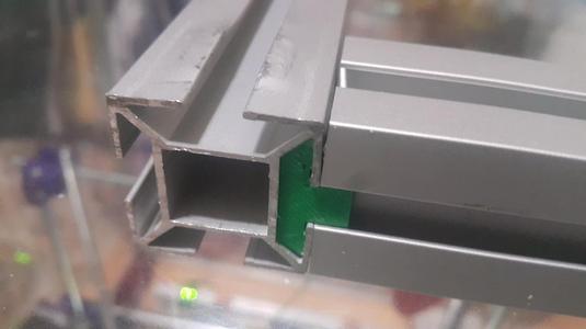 universal connector for aluminium profile system 32x32 mm