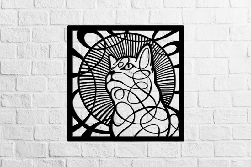 Cat firulete - Wall art