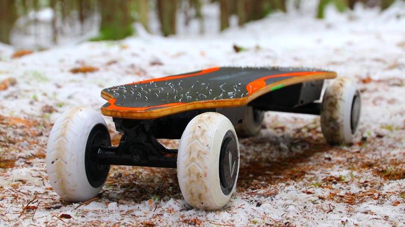 Electric off-road skateboard tire