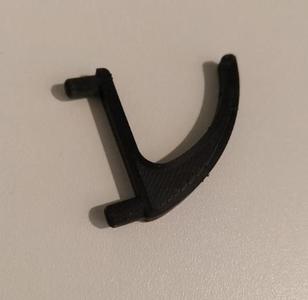 Cabinet hook with holes (standard 32 mm space)