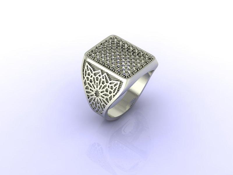 Gents Ring - Mens Ring STL READY FILES  Jewelry Rings For Men