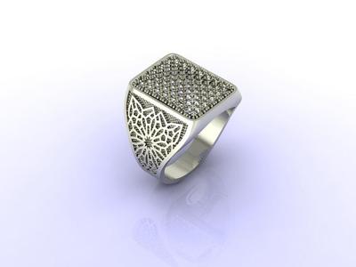 Gents Ring - Mens Ring STL READY FILES  Jewelry Rings For Men