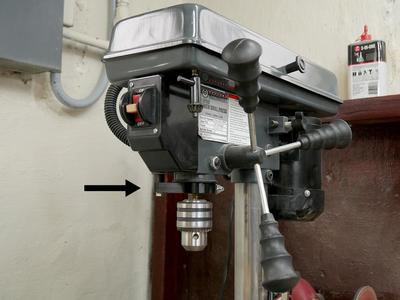 Stop Gauge Collar for Central Machinery/Harbor Freight 8" Drill Press