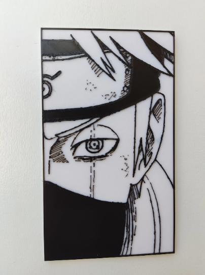 Kakashi Magnetic Wall Art From Naruto