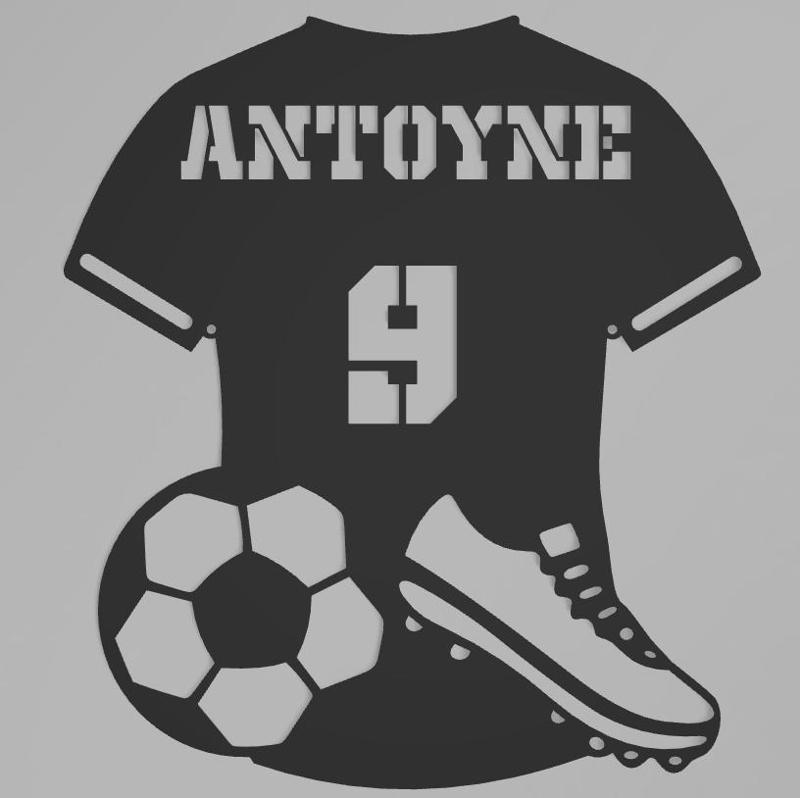 SOCCER JERSEY ANTOYNE NUMBER 9